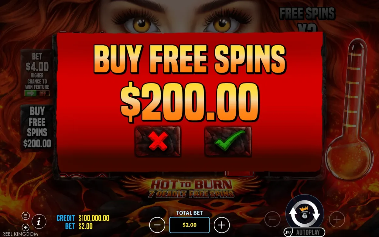 Hot to Burn – 7 Deadly Free Spins